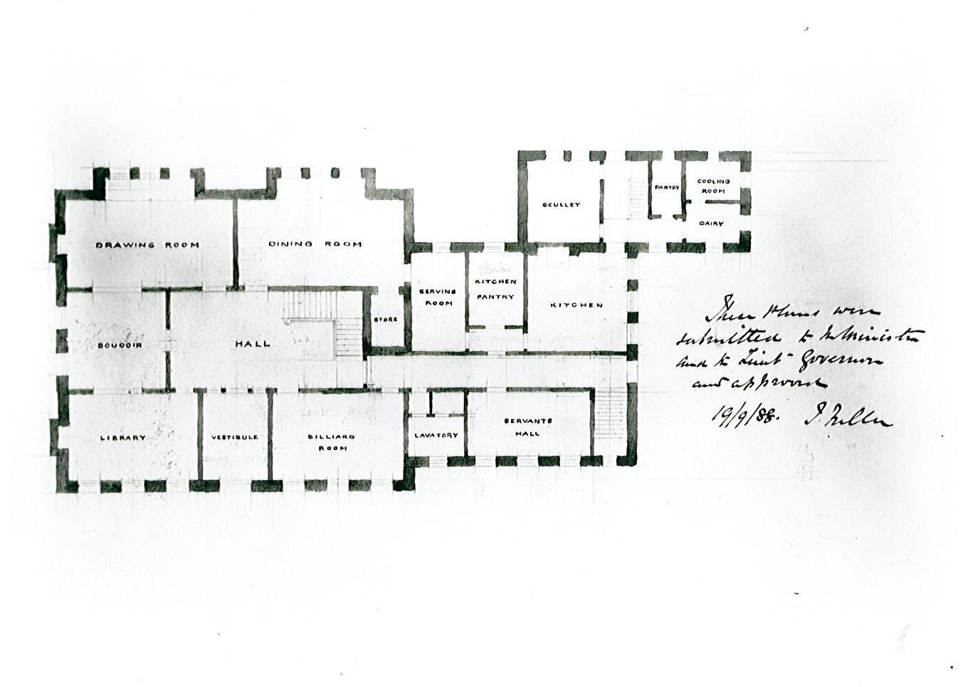 1891 Main Floor Plan