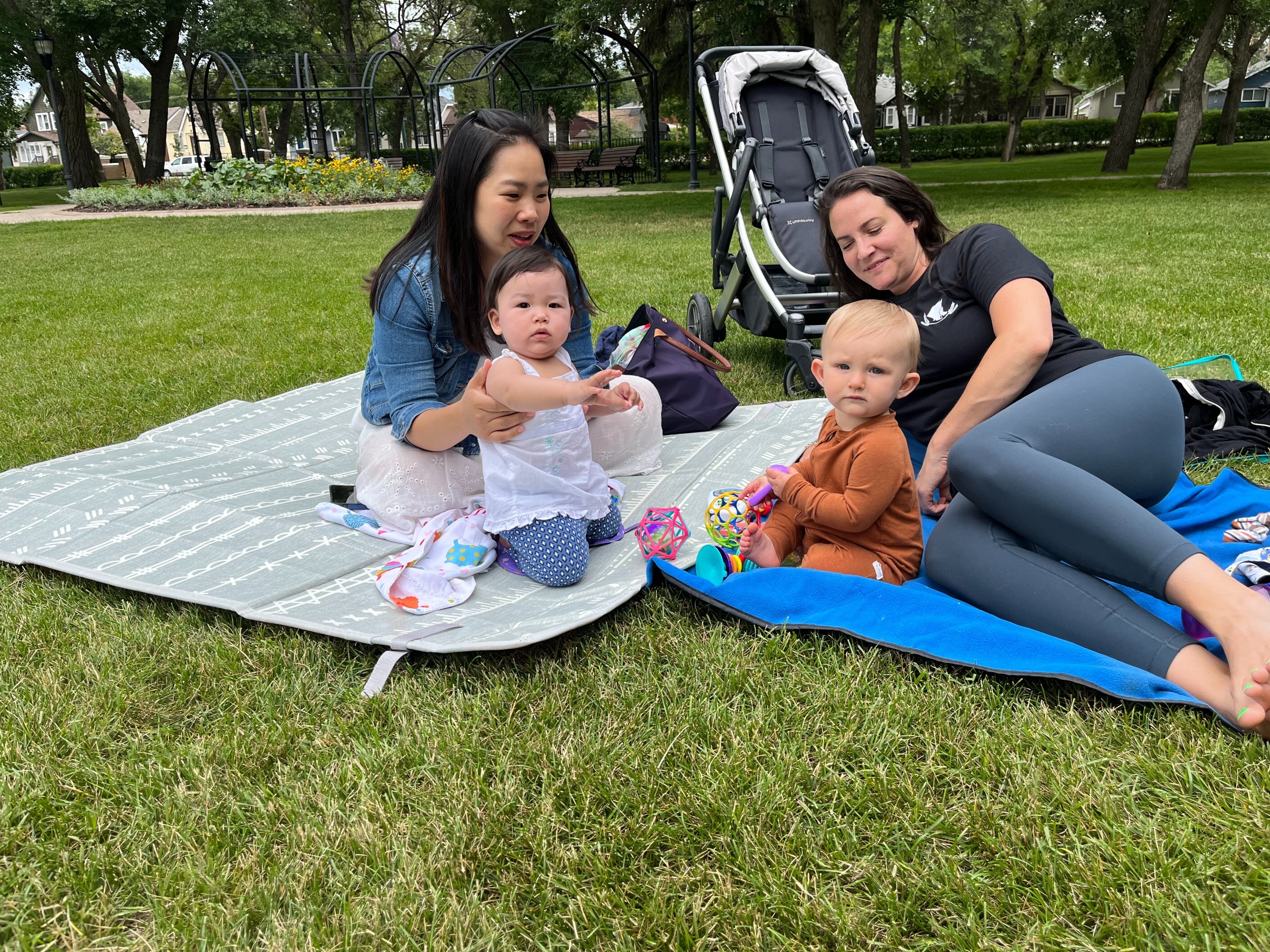 picnicking on government house grounds