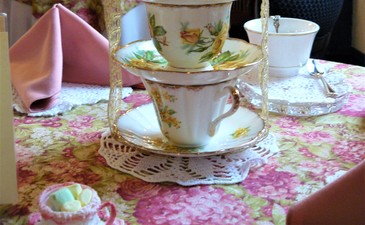 Tea table setting
