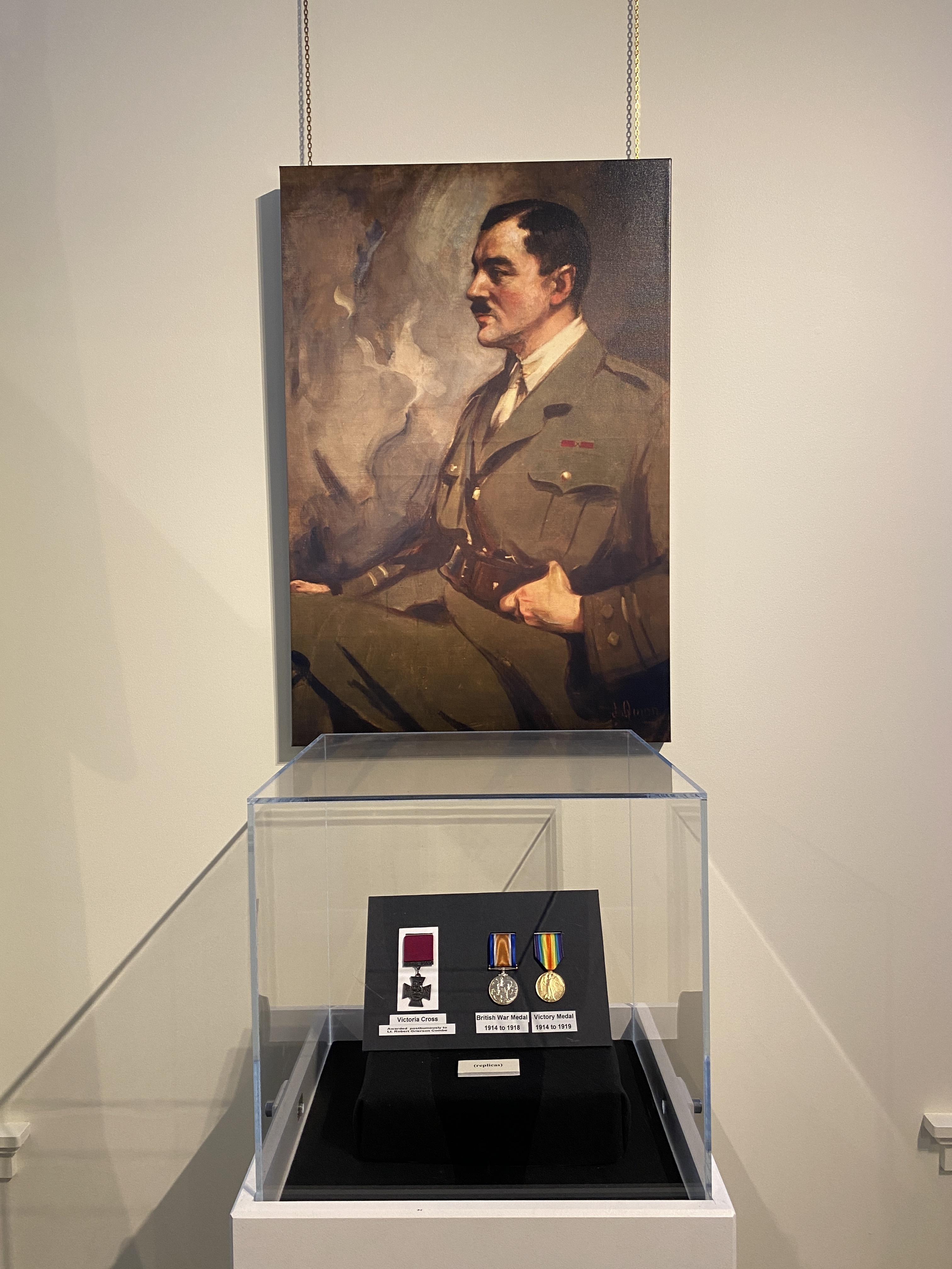 Lt. Robert Grierson Combe VC display
