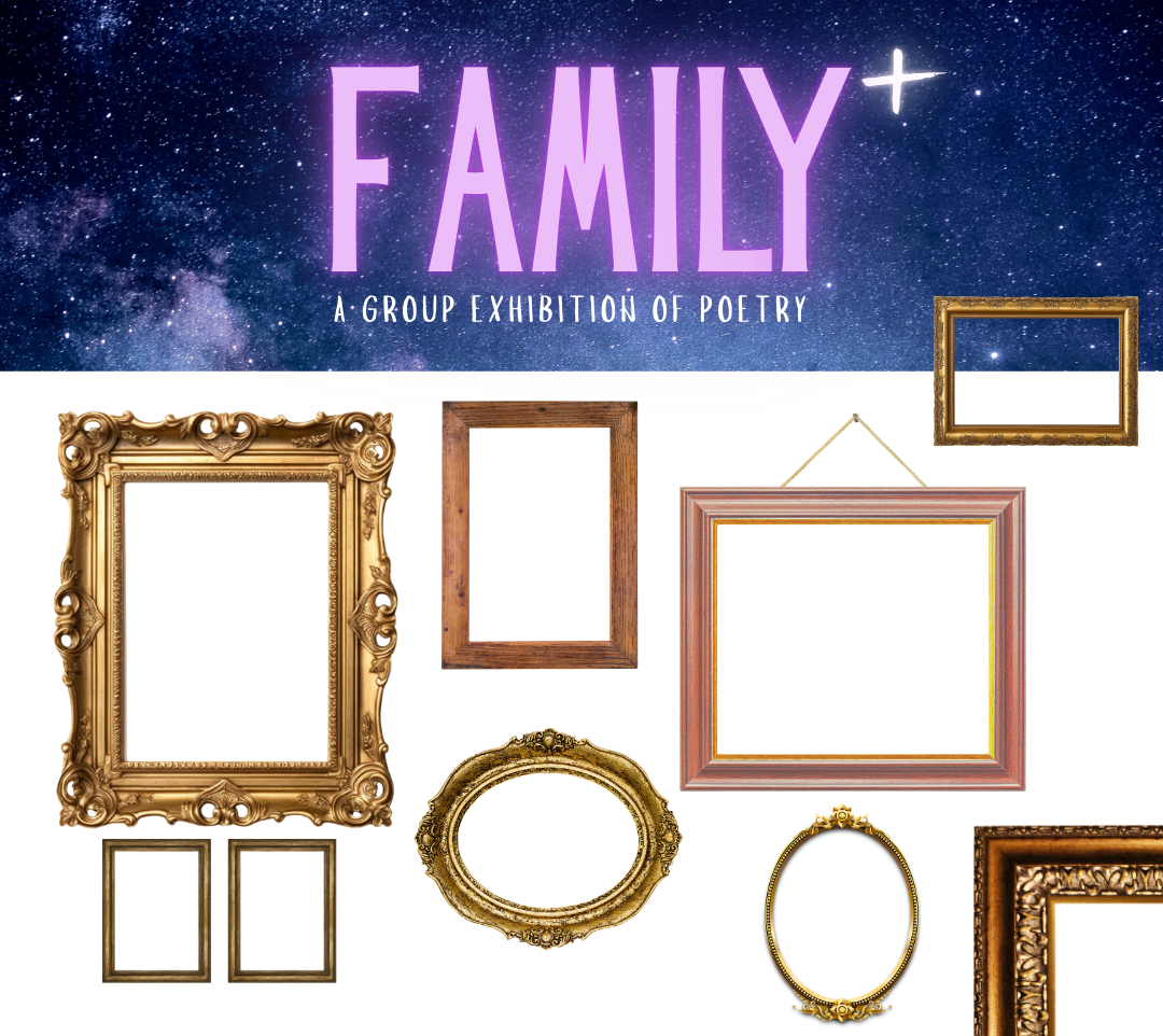 Family= graphic with various empty picture frames